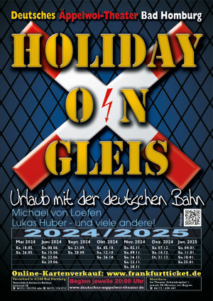 Plakat Holiday on Gleis